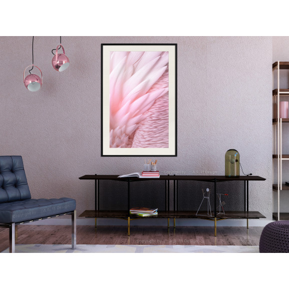 Poster Pink Feathers