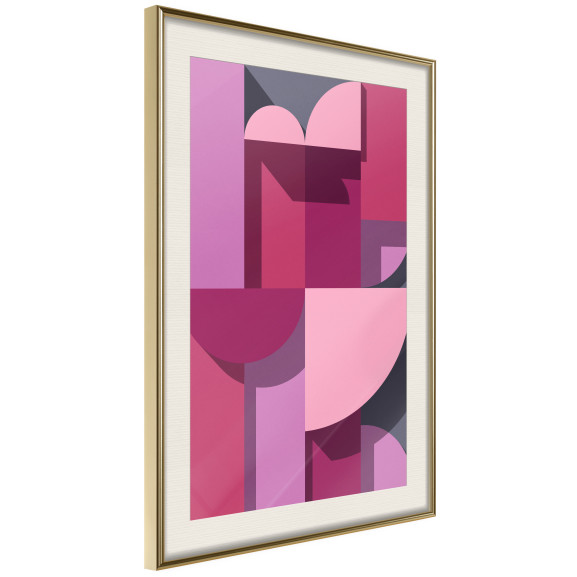 Poster Pink Geometry