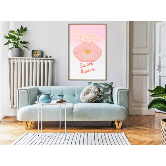 Poster Pink Kisses