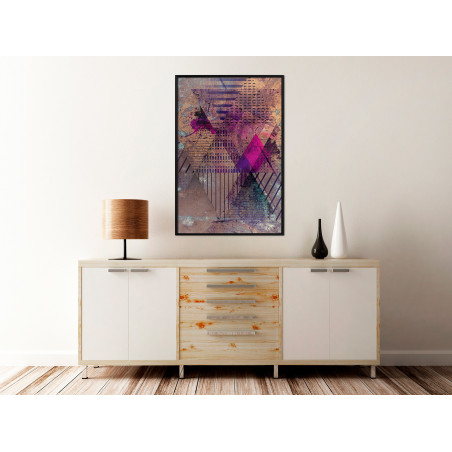 Poster Pink Patchwork I-01