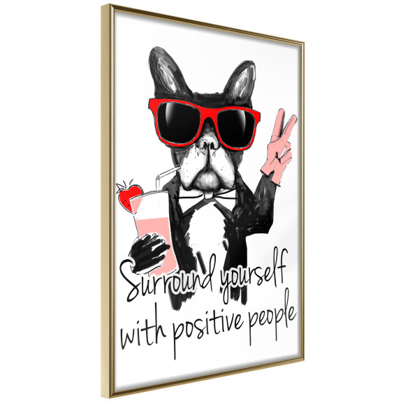 Poster Positive Bulldog