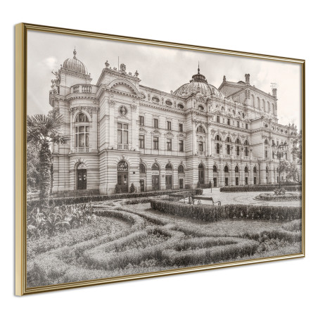 Poster Postcard from Cracow: Slowacki Theater-01