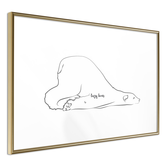 Poster Resting Polar Bear