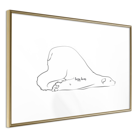 Poster Resting Polar Bear-01