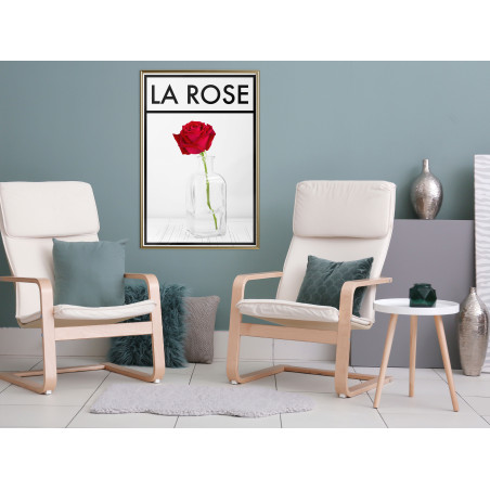 Poster Rose in the Vase-01
