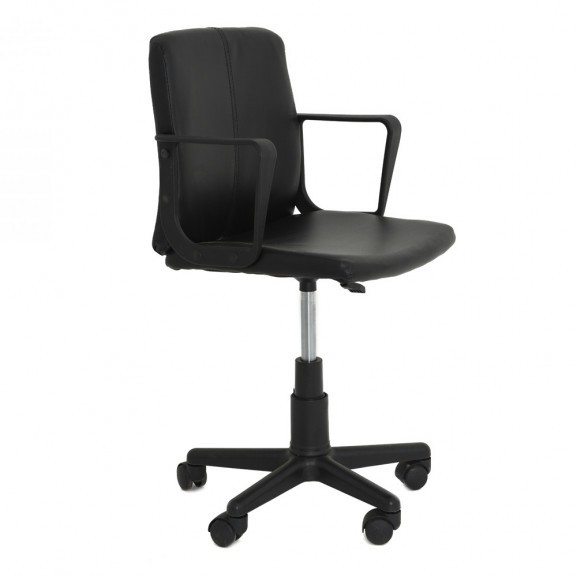 Scaun de birou, culoare Negru, Metal cromat