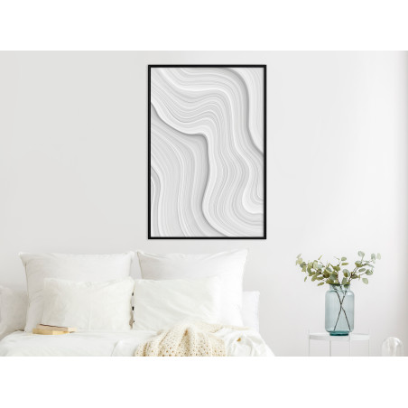 Poster Snow Contour Lines-01