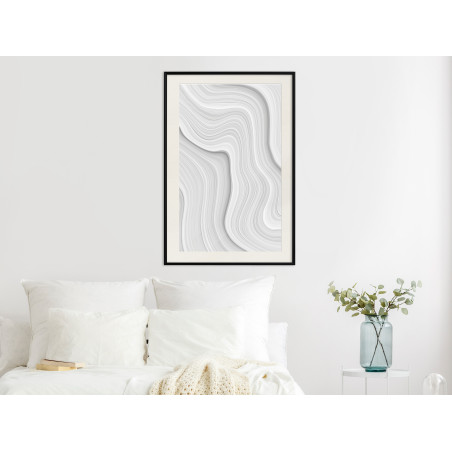 Poster Snow Contour Lines-01