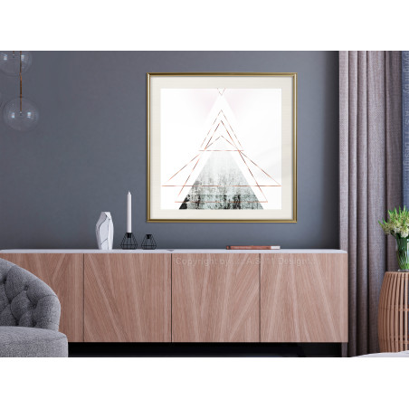 Poster Snow-Capped Peak (Square)-01