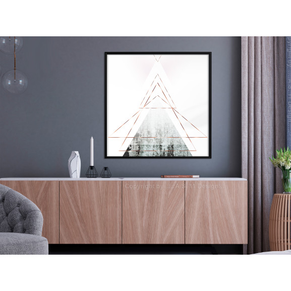 Poster Snow-Capped Peak (Square)