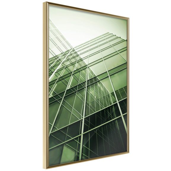 Poster Steel and Glass (Green)