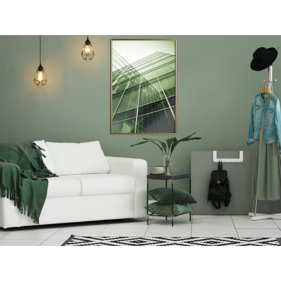 Poster Steel and Glass (Green)