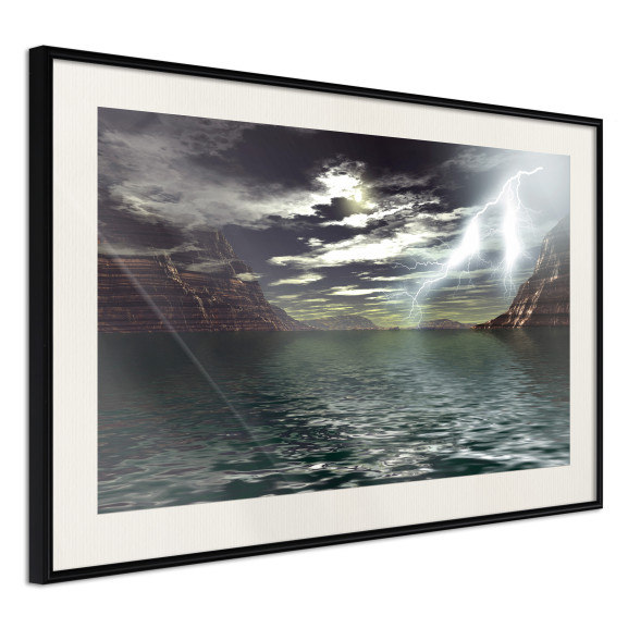 Poster Storm over the Canyon