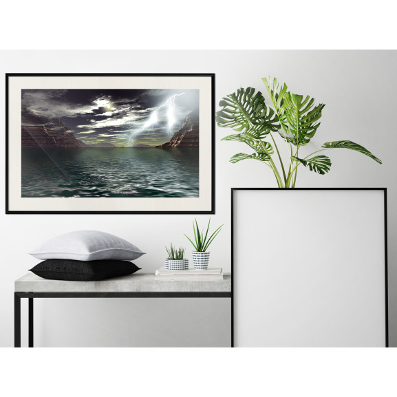 Poster Storm over the Canyon