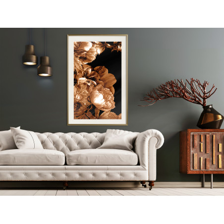 Poster Summer Flowers in Sepia-01