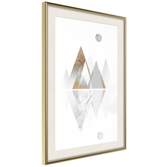 Poster Sun and Mountains