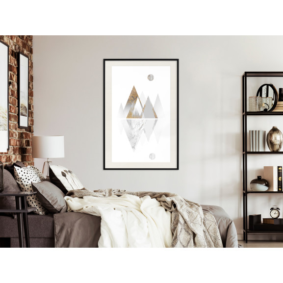 Poster Sun and Mountains