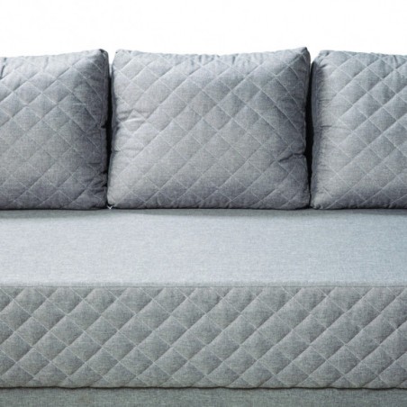 Canapea Extensibila Cu Lada De Depozitare Karla, Argintiu, 216 X 100 X 88 Cm-01