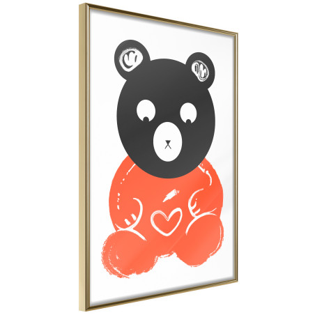 Poster Teddy Bear in Love-01
