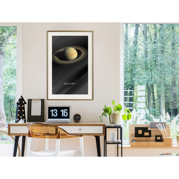 Poster The Solar System: Saturn