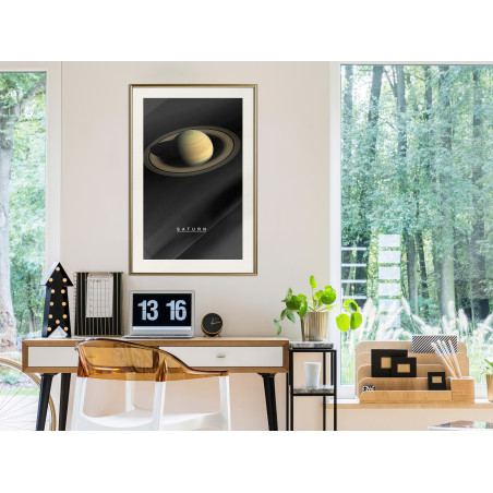 Poster The Solar System: Saturn-01