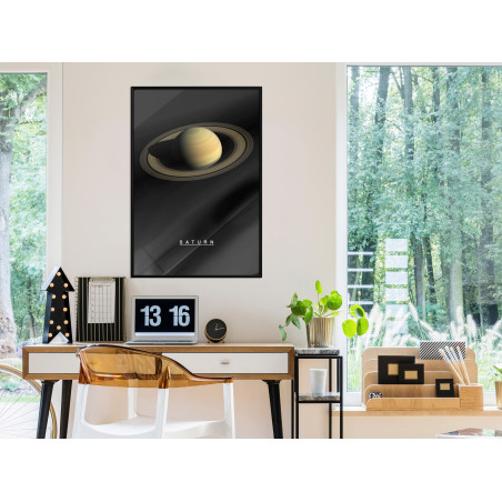 Poster The Solar System: Saturn-01