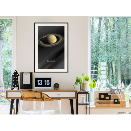 Poster The Solar System: Saturn-01
