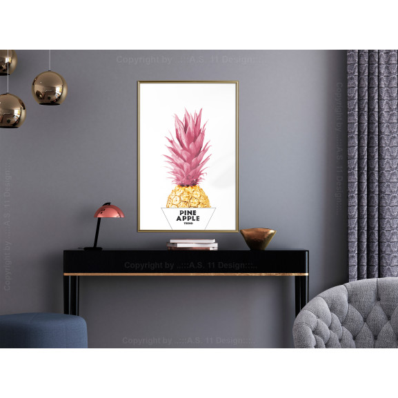 Poster Trendy Pineapple