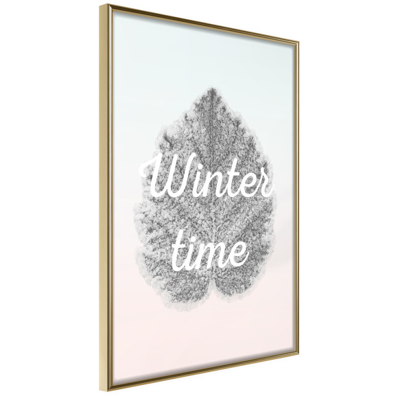 Poster Winter Leaf