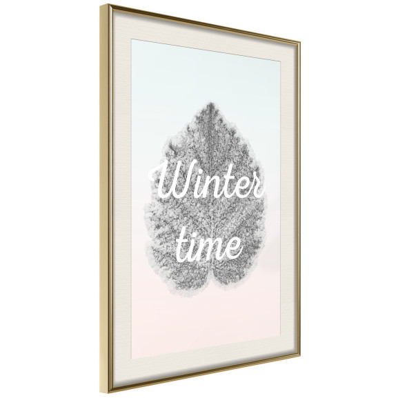 Poster Winter Leaf