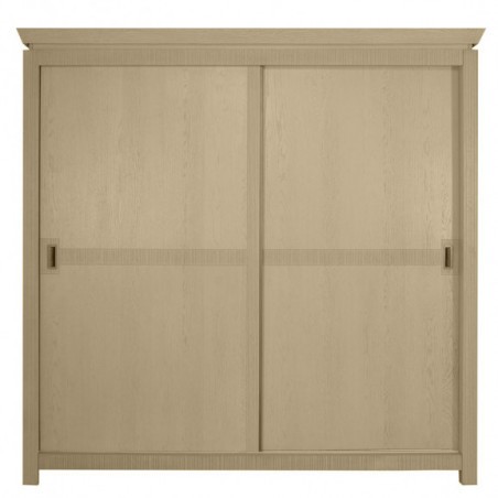 Dulap Casablanca, 2Usi, Crem Dune, 205 x 63 x 205 Cm-01