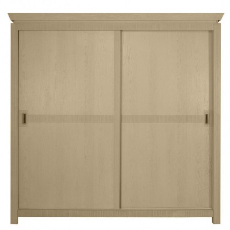 Dulap Casablanca, 2Usi, Crem Dune, 205 x 63 x 205 Cm-01