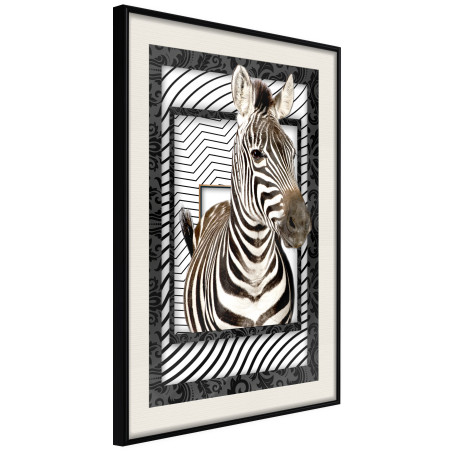 Poster Zebra in the Frame-01