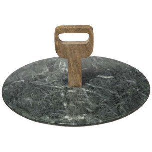 Platou Green Marble D 30 Cm