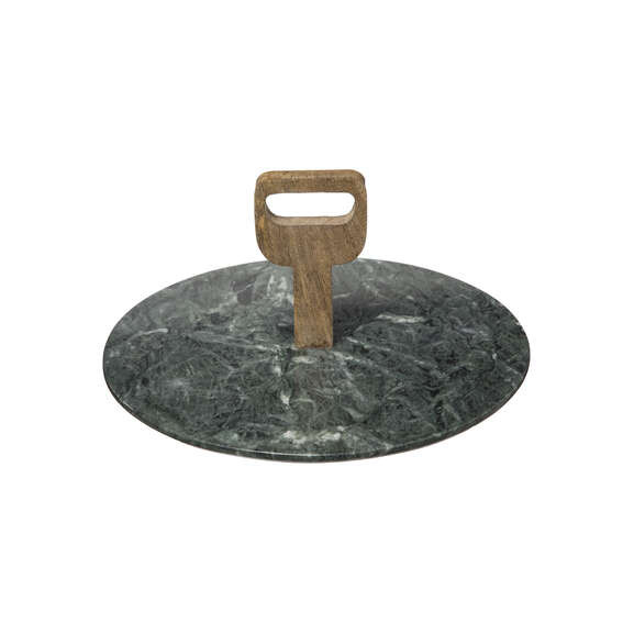 Poze Platou Green Marble D 30 Cm