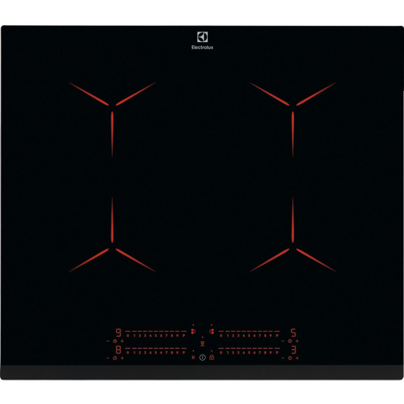Poze Plita Inductie Electrolux EIP6446, 600 Pure,2 Zone De Gatit, Negru, 60 Cm