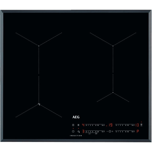 Plita Inductie AEG IAE64431FB, 4 Zone De Gatit, Negru, 60 Cm