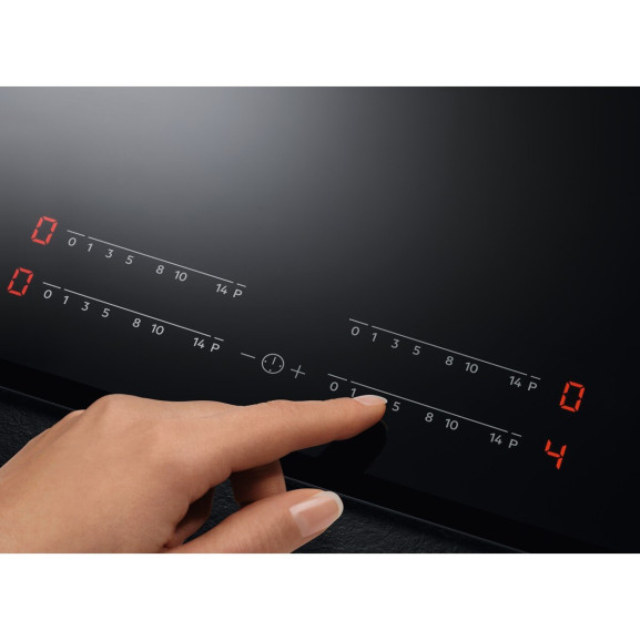 Plita Inductie AEG IAE64431FB, 4 Zone De Gatit, Negru, 60 Cm