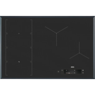 Plita Inductie AEG IAE84851FB, 4 Zone De Gatit, Hota Integrata, 630 mc/h, Gri Inchis, 80 Cm