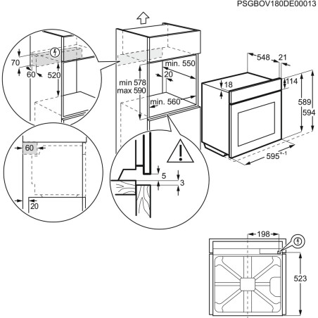 Cuptor Electric Multifunctional Electrolux KODGC70TX, SteamBake, Autocuratare Catalitica, A, Inox-01