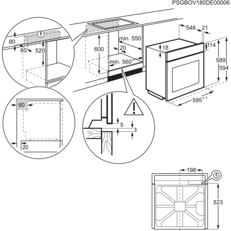 Cuptor Electric Multifunctional Electrolux COE7P31X2, Autocuratare Pirolitica, Seria 700 Sense, A+, Inox Antiamprenta-01