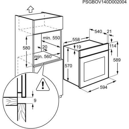 Cuptor Incorporabil Electrolux EZF5C50V, SurroundCook, Autocuratare Catalitica, A, Alb-01