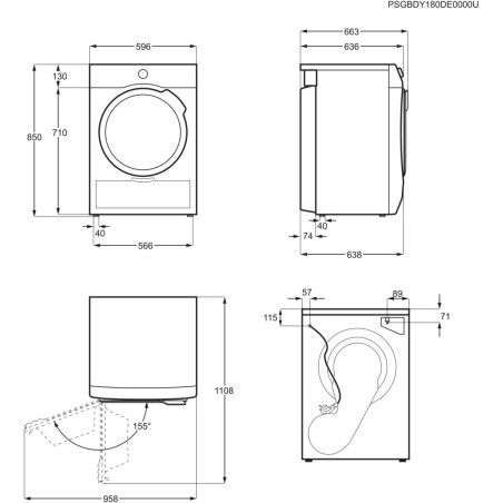 Uscător De Rufe AEG T8DEA68S, WiFi, AbsoluteCare, A+++, 63.8 Cm-01