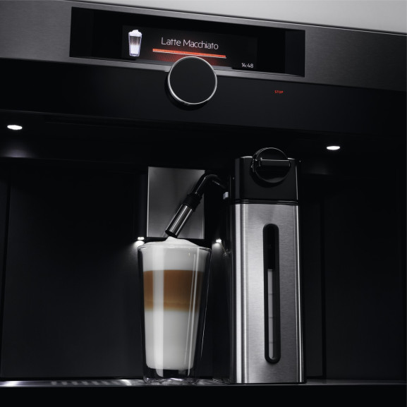 Espressor De Cafea Incorporabil Automat AEG KKK884500M, Inox Antiamprenta, 45 Cm