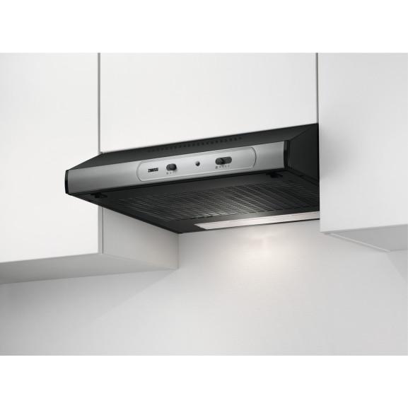 Poze Hota Traditionala Zanussi ZHT631X, 220 mc/h, Inox, 60 Cm