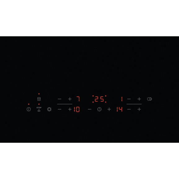 Plita Vitroceramica Electrolux EHF6346XOK,4 Zone De Gatit, Negru, 60 Cm