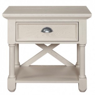 Noptiera Franceska Crem Cu 1 Sertar, 65 Cm