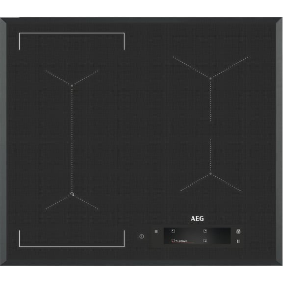 Plita Inductie AEG IAE64843FB, Booster, 4 Zone, Negru, 60 Cm