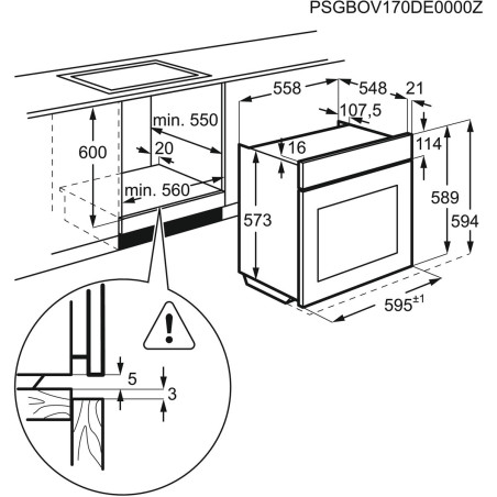 Cuptor ElectricELECTROLUX EOD6C77WZ, SteamBake, WiFi, Autocuratare Pirolitica, A+, 72 Litri, Negru-01