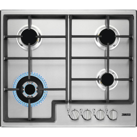 Plita Incorporabila Pe Gaz ZANUSSIZGH66424XS, EasyCook, 60 Cm-01